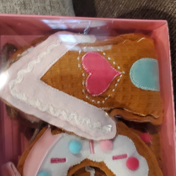 Peppermint Square Pastel Gingerbread Garland-NWT - Picture 4 of 4